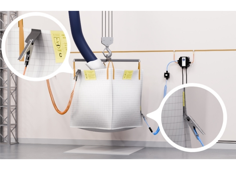 NewsonGale吨袋静电接地与联锁系统